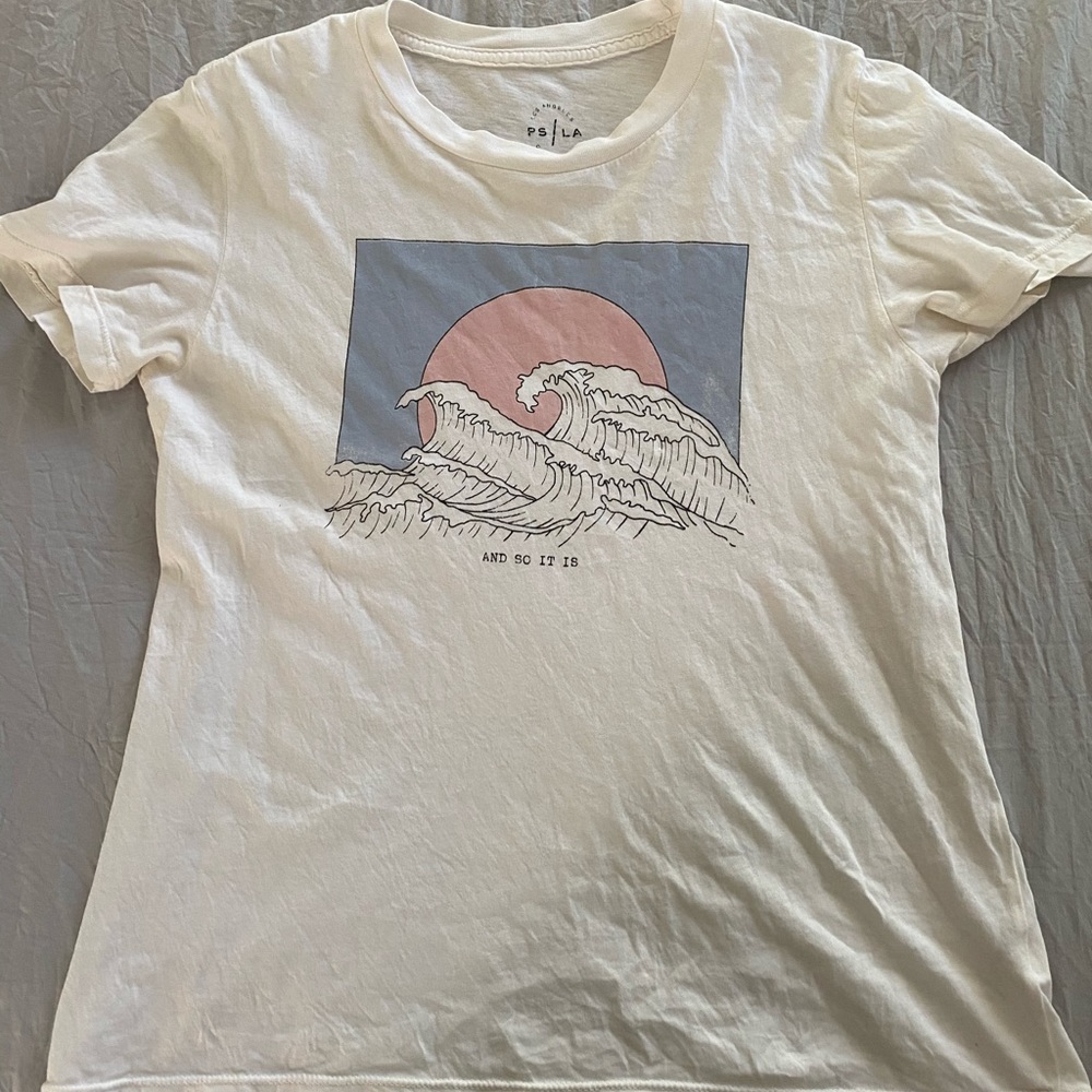 “And so it is” wave T-shirt